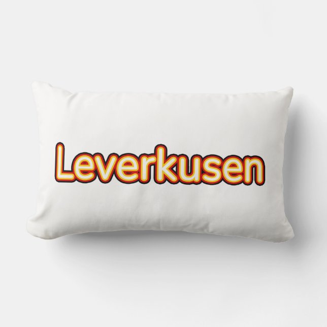 Leverkusen Deutschland Germany Lumbar Pillow (Front)