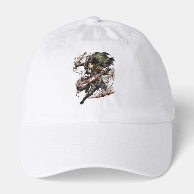Levi Ackerman – Attack on Titan Anime T-Shirt Hat (Front)