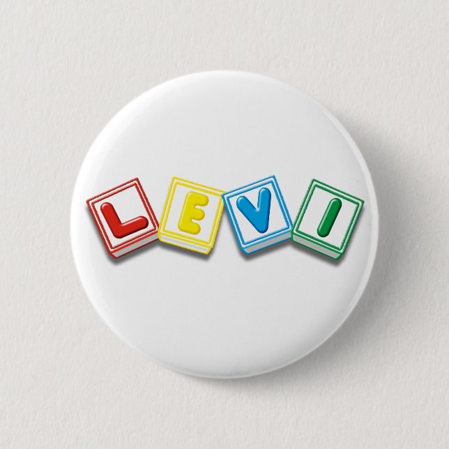 Levi Pinback Button (Front)