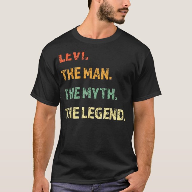Levi The Man The Myth The Legend Personalized Name T-Shirt (Front)