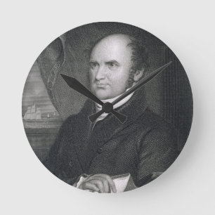 Levi Woodbury, engraved by Robert E. Whitechurch ( Round Clock