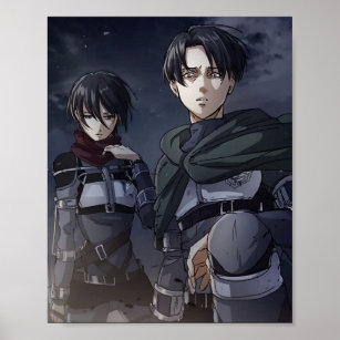 Levi x Mikasa Poster
