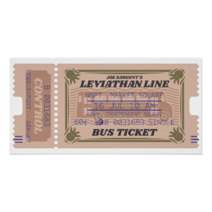 Leviathan Line Innsmouth Bus Poster