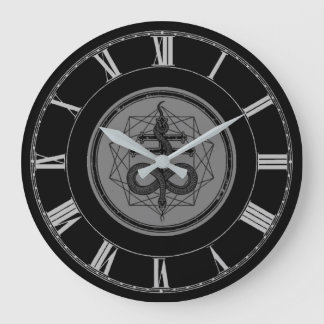 Leviathan's cross LARGE WALL CLOCK