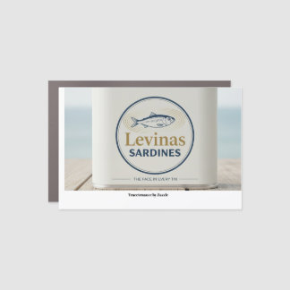 Levinas Sardines Car Magnet