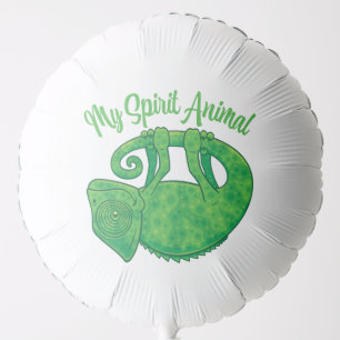 Levitating Lizard Chameleon Spirit Animal Balloon