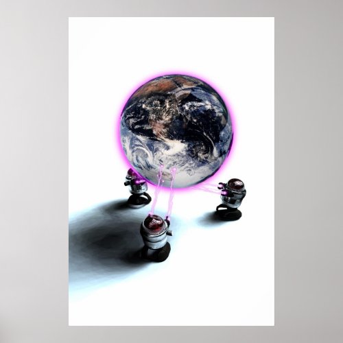 Levitating the Earth Poster