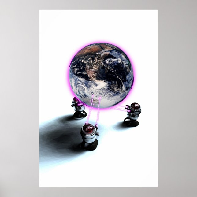 Levitating the Earth Poster (Front)