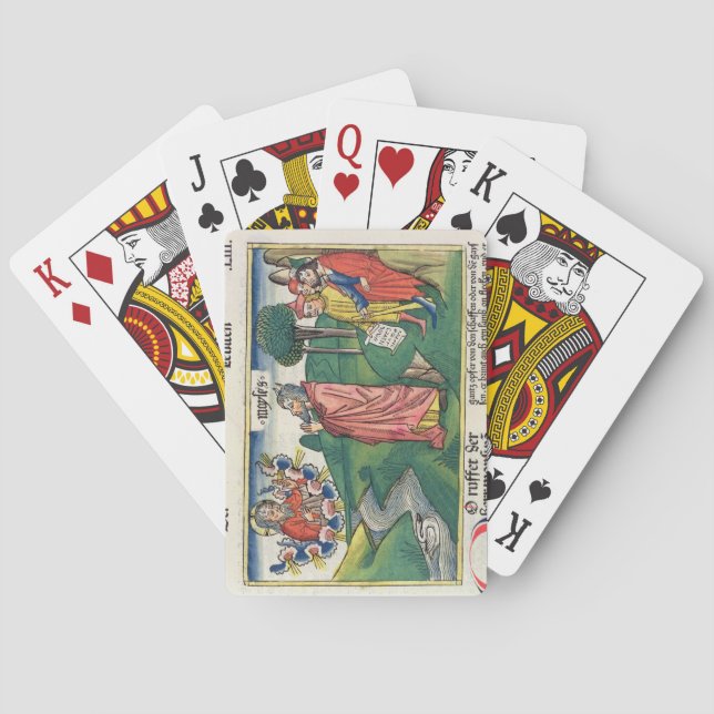 Leviticus 1 1-7 The Law of Offerings, from the 'Nu Poker Cards (Back)