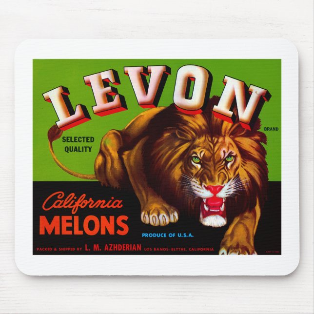 Levon California Melons Mouse Pad (Front)