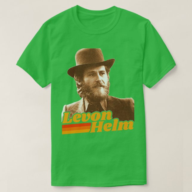 Levon Helm The Dirt FanArt Tribute T-Shirt (Design Front)