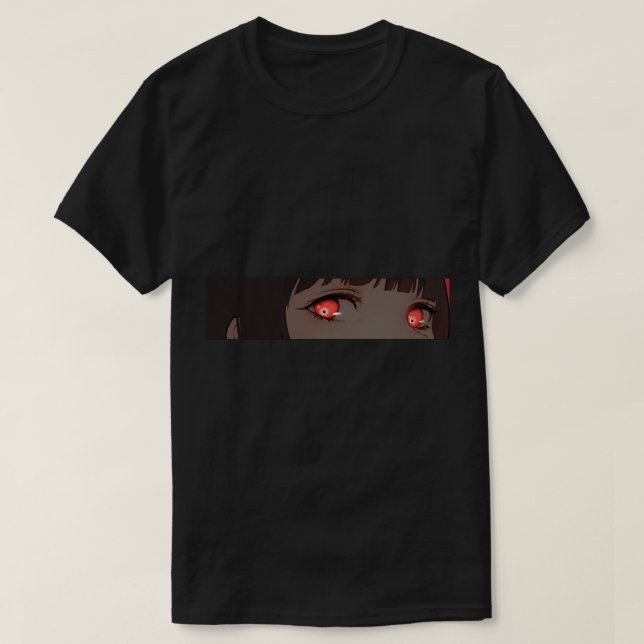 Lewd Yumeko Eyes Sticker T-Shirt (Design Front)