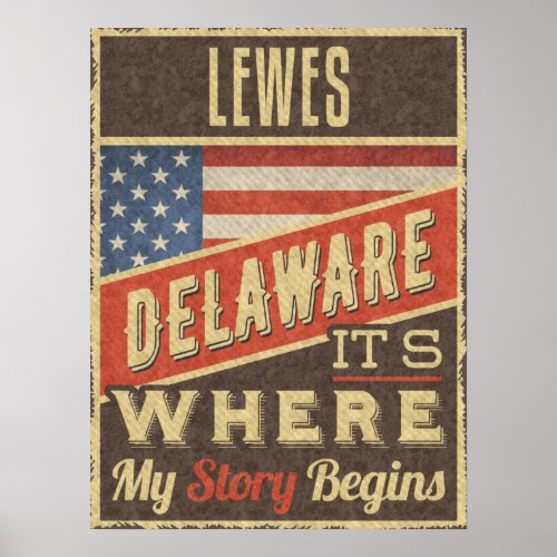 Lewes Delaware Poster