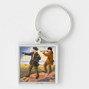 Lewis and Clark - Astoria, Oregon Keychain