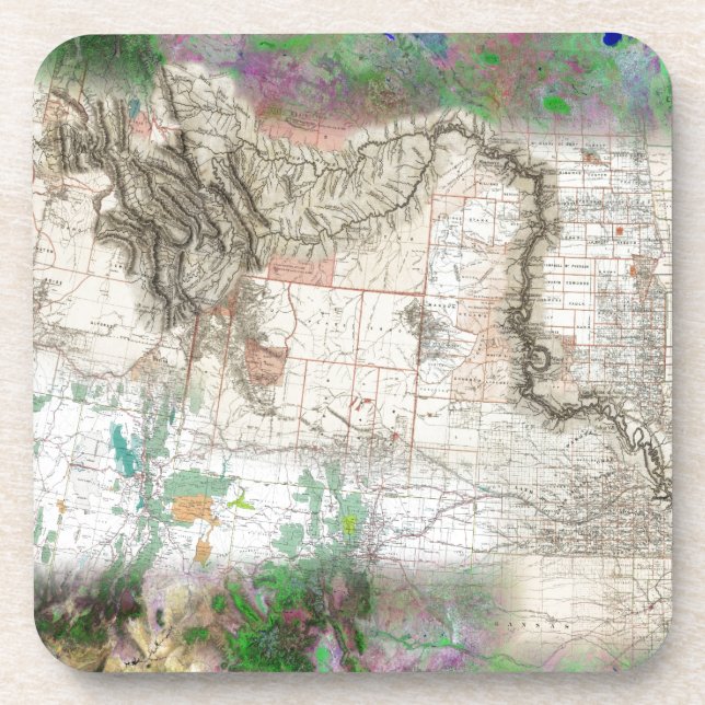 Lewis and Clark Beverage Coaster (Front)