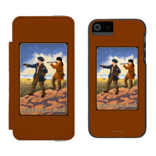 Lewis and Clark Exploring the West iPhone SE/5/5s Wallet Case