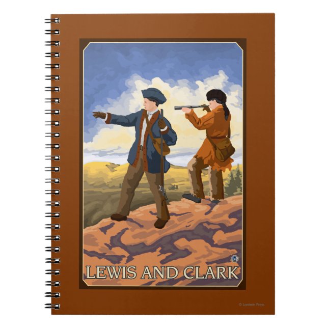 Lewis and Clark Exploring the West Notebook (Front)