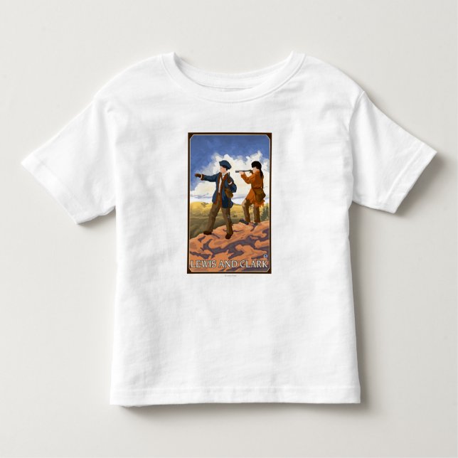 Lewis and Clark Exploring the West Toddler T-shirt (Front)