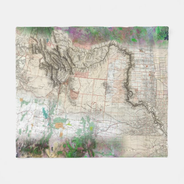 Lewis and Clark Fleece Blanket (Front (Horizontal))