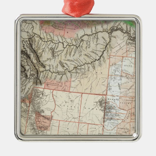 Lewis and Clark Metal Ornament (Front)