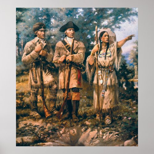 Lewis and Clark Sacagawea Poster