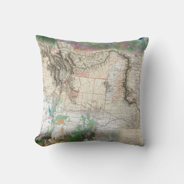 Lewis and Clark Throw Pillow (Front)