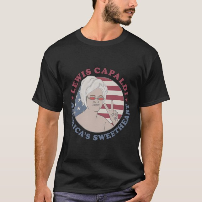 Lewis Capaldi Â€“ Americas Sweethe T-Shirt (Front)
