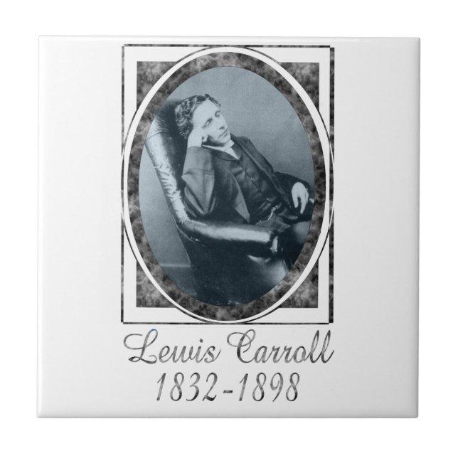 Lewis Carroll Ceramic Tile (Front)