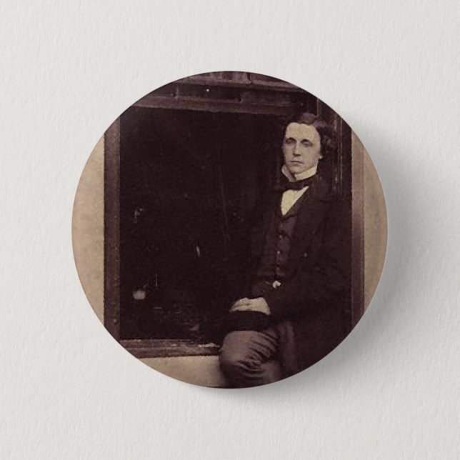 Lewis Carroll Photo 2 Pinback Button (Front)