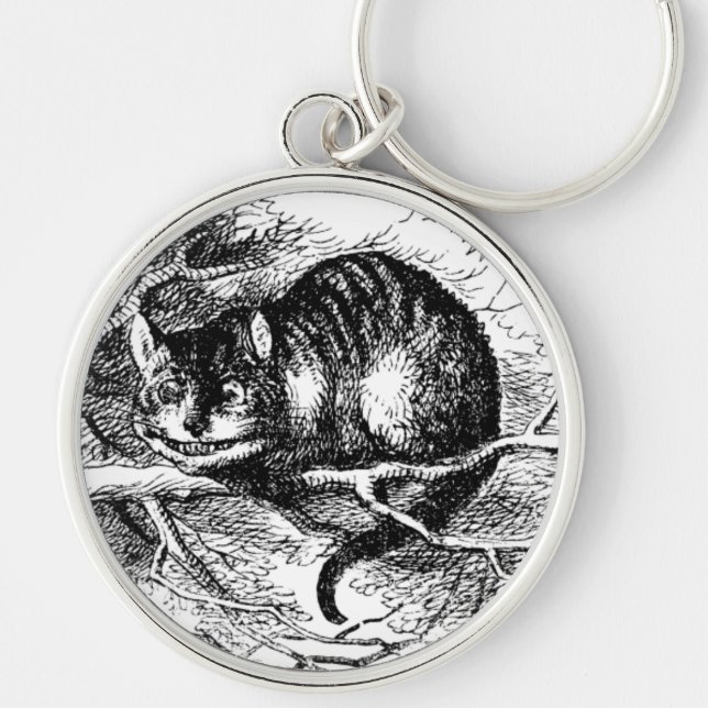 Lewis Carroll's Cheshire Cat Keychain (Front)