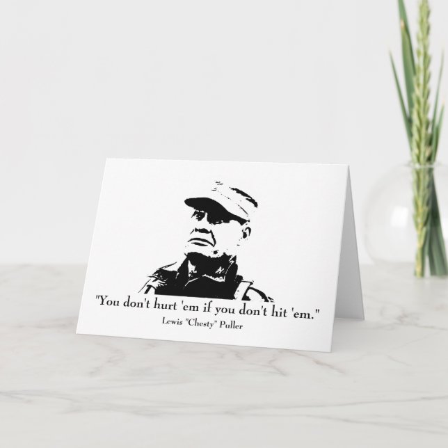 Lewis "Chesty" Puller Card (Front)