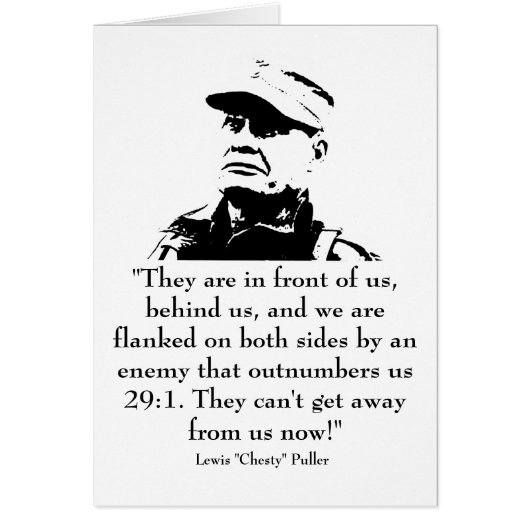 Lewis "Chesty" Puller Cards (Front)