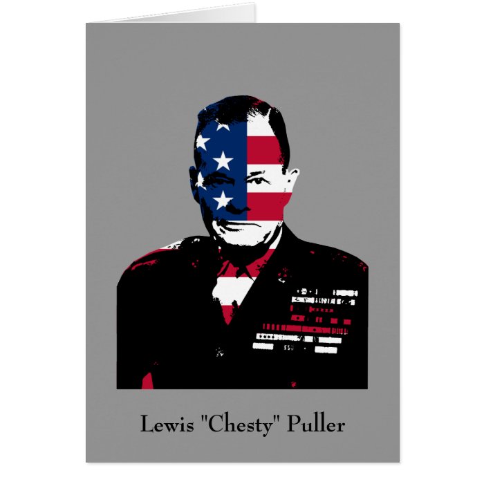 Lewis "Chesty" Puller Greeting Cards