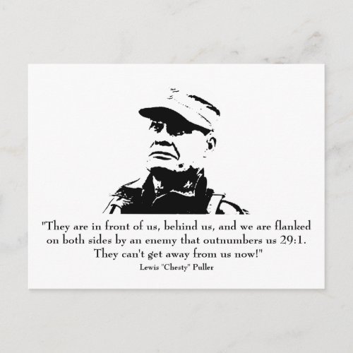 Lewis Chesty Puller Postcard