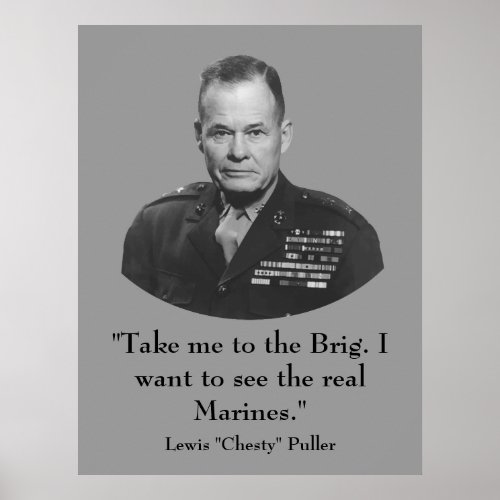 Lewis Chesty Puller __ War Hero Poster
