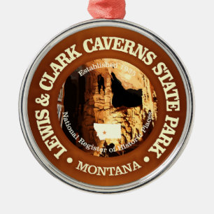 Lewis & Clark Caverns SP Metal Ornament