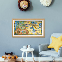 Lewis &amp; Clark Expedition Map Poster
