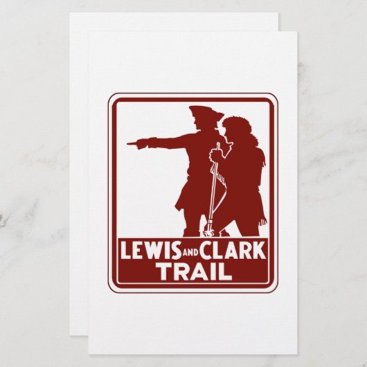 Lewis & Clark, Traffic Guide Sign, USA (Front/Back)
