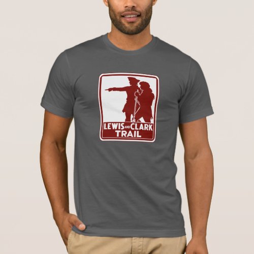 Lewis  Clark Traffic Guide Sign USA T_Shirt