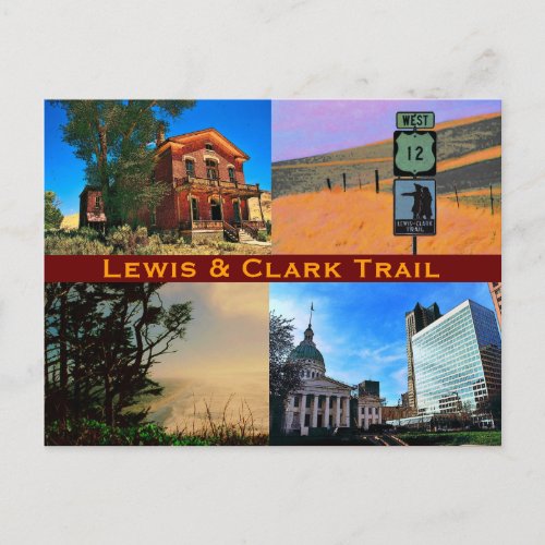 Lewis  Clark Trail Postcard