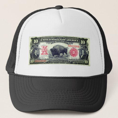 Lewis  Clark vintage banknote Trucker Hat