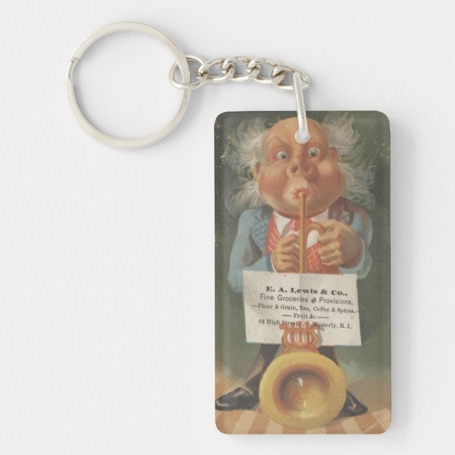 Lewis & Co. Fine Groceries Ephemera Keychain (Front)