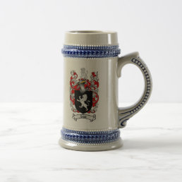 Lewis Coat of Arms Stein / Lewis Family Crest Mug