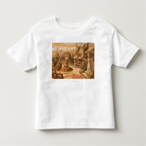 Lewis Morrisons Magnificent Faust Theatre Toddler T_shirt