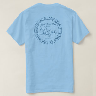 Lewis Smith Lake Double-Sided Map Tee