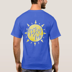 Lewis Smith Lake Sunshine Calligraphy Double Sided T-Shirt