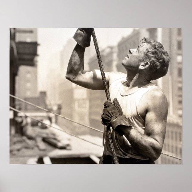 Lewis Wickes Hine Empire State (The Hoister) Poster (Front)