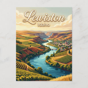 Lewiston Idaho Postcard