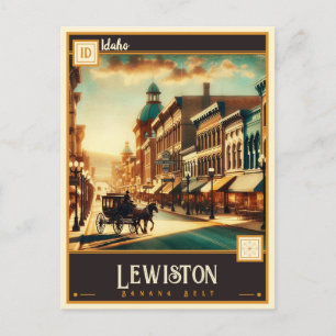 Lewiston, Idaho Vintage Postcard