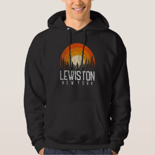 Lewiston New York NY  Retro Vintage 70s 80s 90s Hoodie